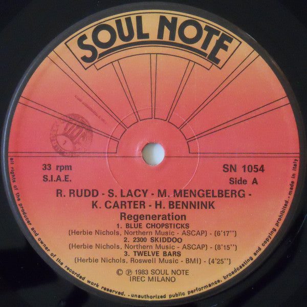 Roswell Rudd - Regeneration (Vinyl, LP, Album) Very Good (VG) / Very Good (VG)