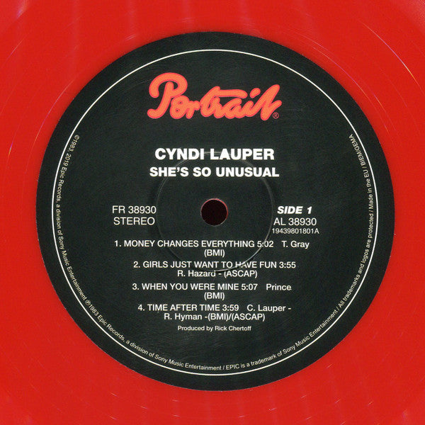 Cyndi Lauper - She's So Unusual (Vinyl, LP, Album, Reissue) Very Good Plus (VG+) / Very Good Plus (VG+)