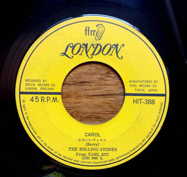 The Rolling Stones - Tell Me (You're Coming Back) / Carol (Vinyl, 7", 45 RPM, Single, Reissue, Mono) Good Plus (G+) / Very Good (VG)