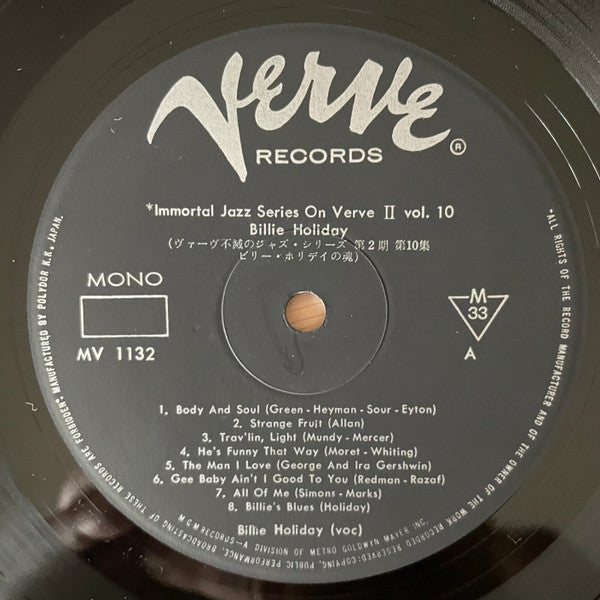 Billie Holiday - Immortal Jazz Series On Verve II Vol.10 (Vinyl, LP...