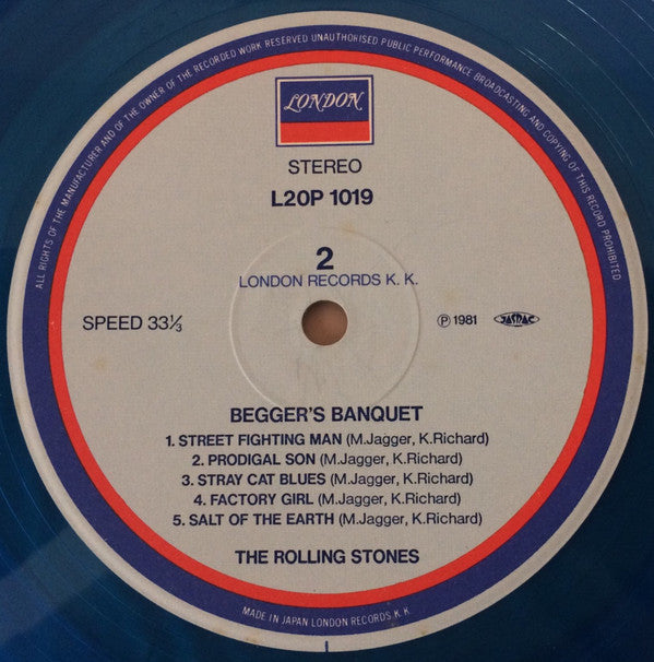 The Rolling Stones - Beggars Banquet (Vinyl, LP, Album, Reissue) Very Good Plus (VG+) / Very Good Plus (VG+)