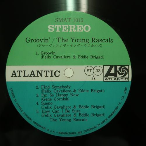 The Young Rascals - Groovin' (Vinyl, LP, Album, Stereo) Very Good (VG) / Good Plus (G+)