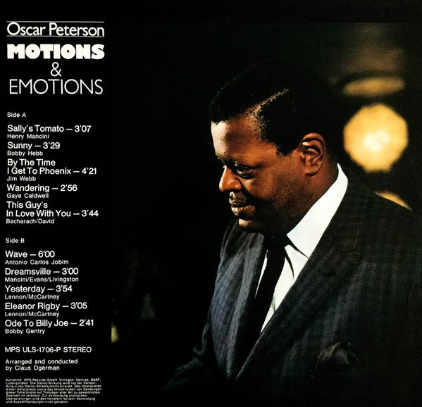 Oscar Peterson - Motions & Emotions (Vinyl, LP, Album, Reissue, Ste...