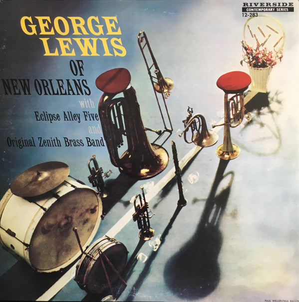 George Lewis (2) - George Lewis Of New Orleans (Vinyl, LP, Compilation, Reissue, Mono) Very Good Plus (VG+) / Very Good Plus (VG+)