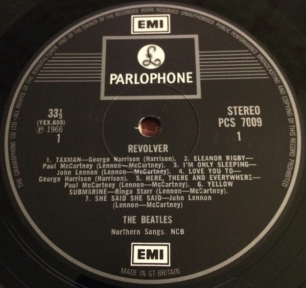The Beatles - Revolver (Vinyl, LP, Album, Reissue, Stereo) Very Good Plus (VG+) / Very Good (VG)