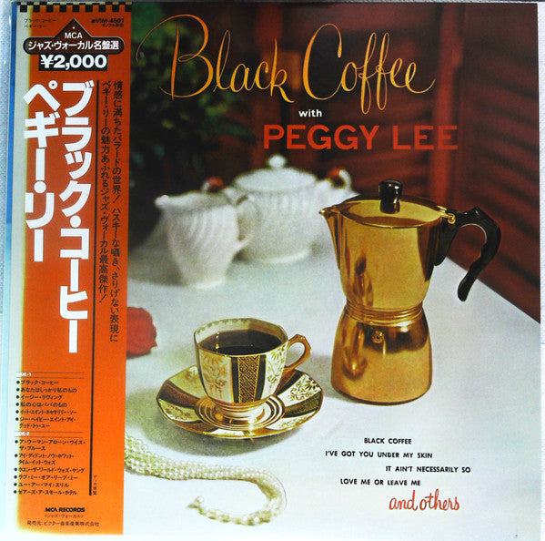 Peggy Lee - Black Coffee (Vinyl, LP, Mono, Reissue) Very Good Plus (VG+) / Very Good (VG)