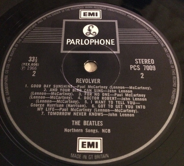 The Beatles - Revolver (Vinyl, LP, Album, Reissue, Stereo) Very Good Plus (VG+) / Very Good (VG)