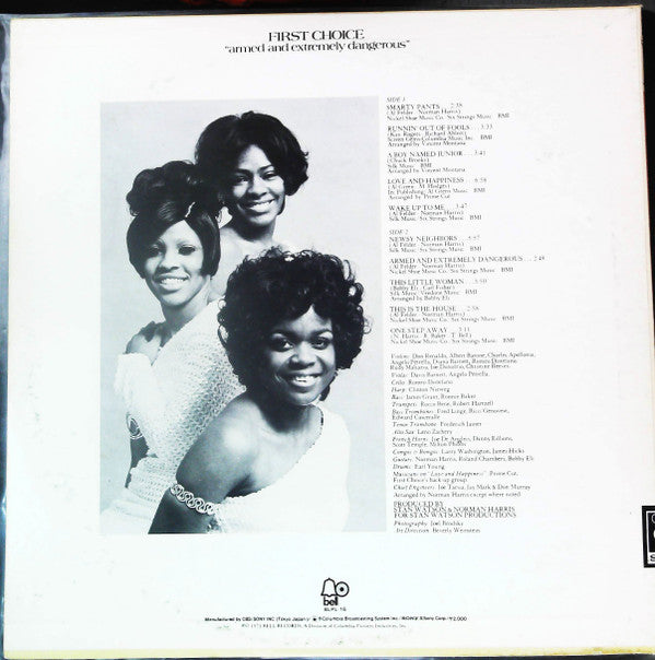 First Choice - Armed And Extremely Dangerous (Vinyl, LP, Album, Promo) Very Good Plus (VG+) / Good Plus (G+)