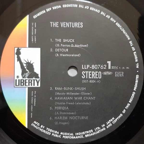 The Ventures - The Ventures (Vinyl, LP, Album, Stereo) Very Good (VG) / Fair (F)