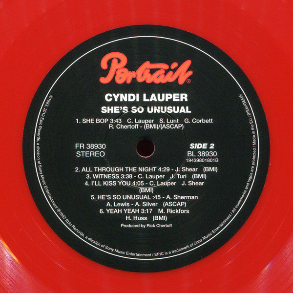 Cyndi Lauper - She's So Unusual (Vinyl, LP, Album, Reissue) Very Good Plus (VG+) / Very Good Plus (VG+)