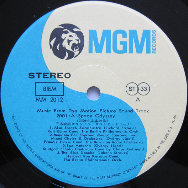 Various - 2001 - A Space Odyssey (Music From The Motion Picture Soundtrack) (Vinyl, LP, Album) Very Good Plus (VG+) / Good Plus (G+)