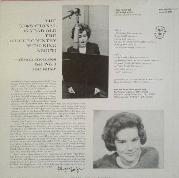 Peggy March - I Will Follow Him (Vinyl, LP, Album, Mono) Good Plus (G+) / Poor (P)