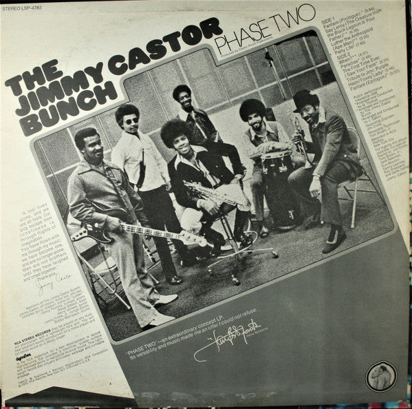 The Jimmy Castor Bunch - Phase Two (Vinyl, LP, Album, Stereo) Good Plus (G+) / Good Plus (G+)
