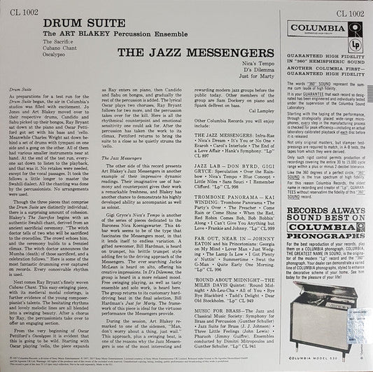 Art Blakey & The Jazz Messengers - Drum Suite (Vinyl, LP, Album, Reissue) Near Mint (NM or M-) / Near Mint (NM or M-)