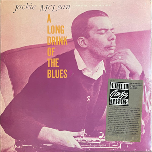 Jackie McLean - A Long Drink Of The Blues (Vinyl, LP, Album, Reissue, Mono) Very Good (VG) / Very Good (VG)