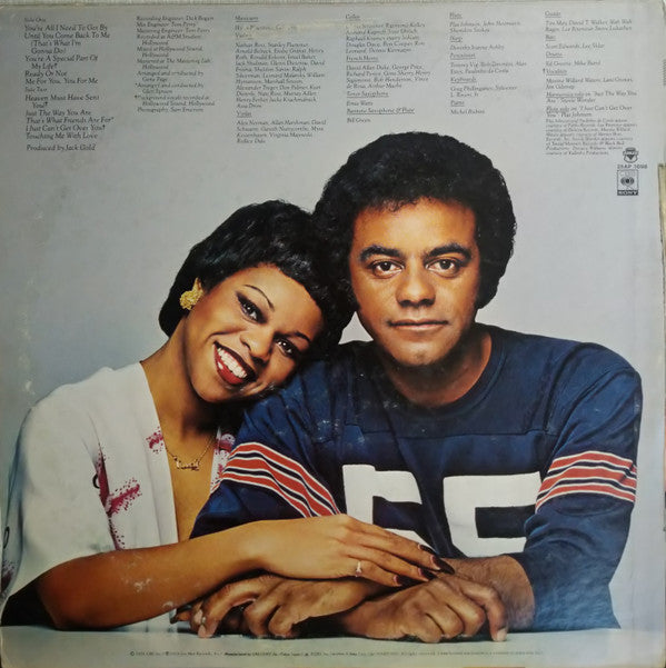 Johnny Mathis - That's What Friends Are For (Vinyl, LP) Very Good (VG) / Very Good (VG)