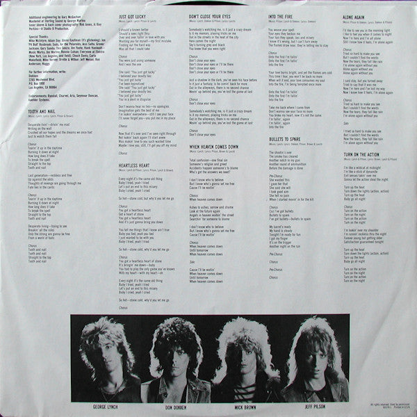 Dokken - Tooth And Nail (Vinyl, LP, Album)