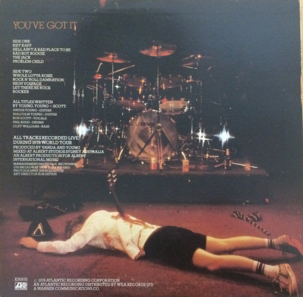 AC/DC - If You Want Blood You've Got It (Vinyl, LP, Album, Promo)