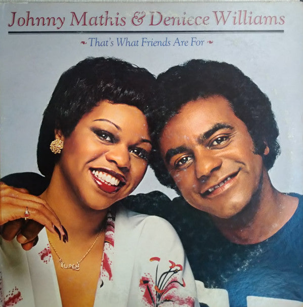 Johnny Mathis - That's What Friends Are For (Vinyl, LP) Very Good (VG) / Very Good (VG)
