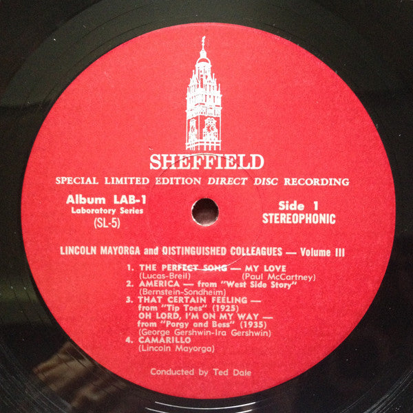 Lincoln Mayorga - Lincoln Mayorga & Distinguished Colleagues - Volume III (Vinyl, LP, Album, Limited Edition, Reissue, Stereo) Very Good Plus (VG+) / Very Good (VG)