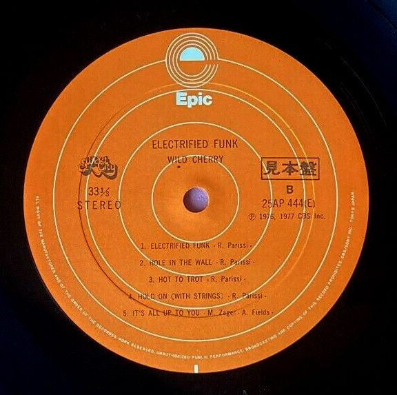 Wild Cherry - Electrified Funk (Vinyl, LP, Album, Promo) Very Good (VG) / Very Good (VG)