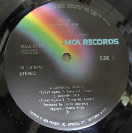 Wishbone Ash - Argus (Vinyl, LP, Album, Repress, Stereo) Very Good Plus (VG+) / Good (G)