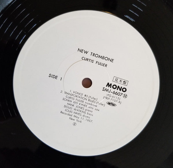 Curtis Fuller - New Trombone (Vinyl, LP, Album, Promo, Reissue, Mono) Very Good Plus (VG+) / Very Good Plus (VG+)