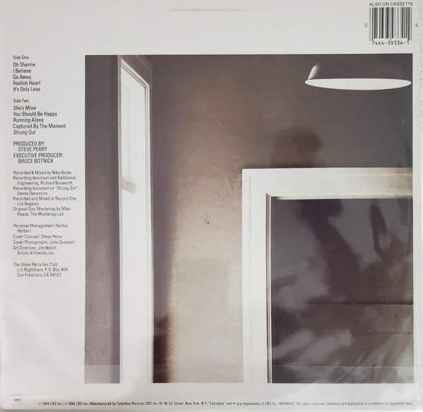 Steve Perry - Street Talk (Vinyl, LP, Album, Stereo) Good Plus (G+) / Very Good (VG)