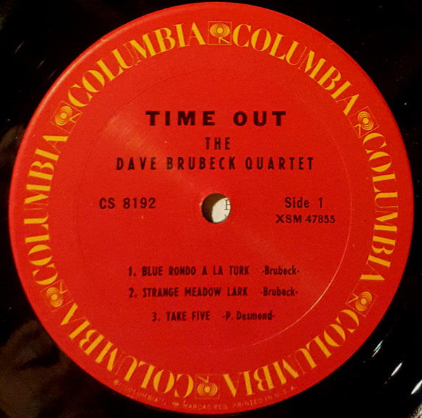 The Dave Brubeck Quartet - Time Out (Vinyl, LP, Album, Reissue, Stereo) Very Good (VG) / Fair (F)