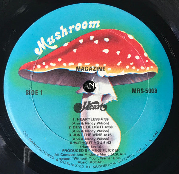 Heart - Magazine (Vinyl, LP, Album, Reissue) Very Good (VG) / Good (G)