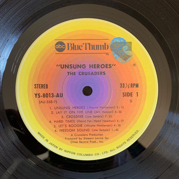 The Crusaders - Unsung Heroes (Vinyl, LP, Album, Limited Edition, Reissue) Near Mint (NM or M-) / Very Good Plus (VG+)