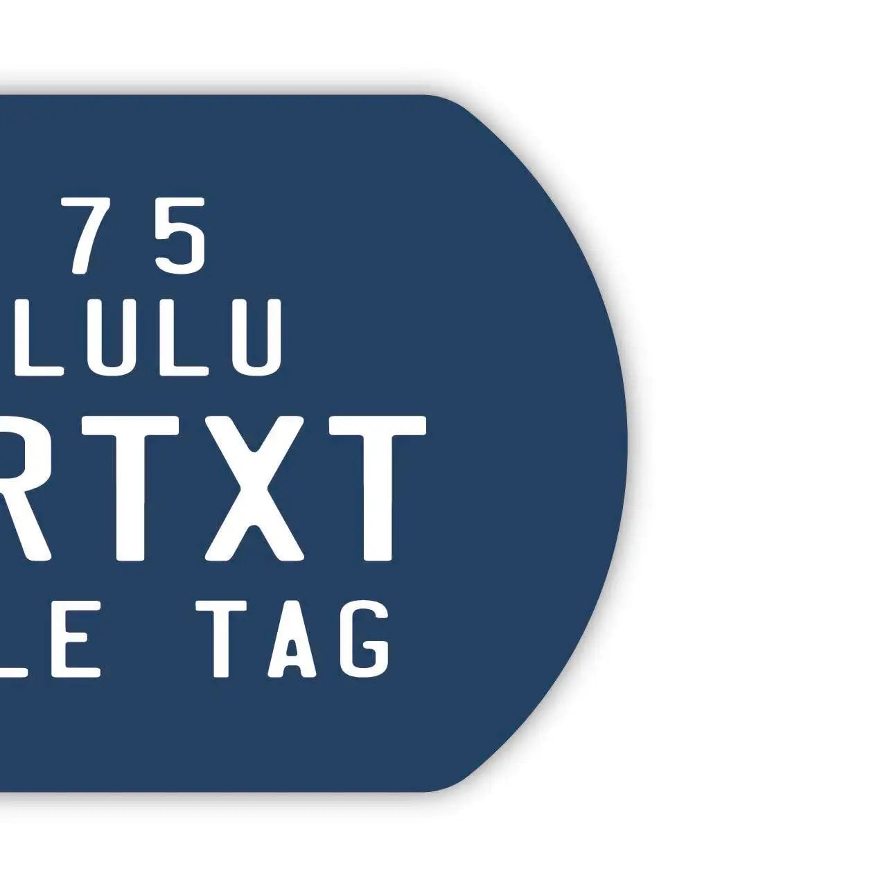 [Dog Tag] Hawaii Bicycle Tag, Blue / Original American License Plate Style Personalized Keychain