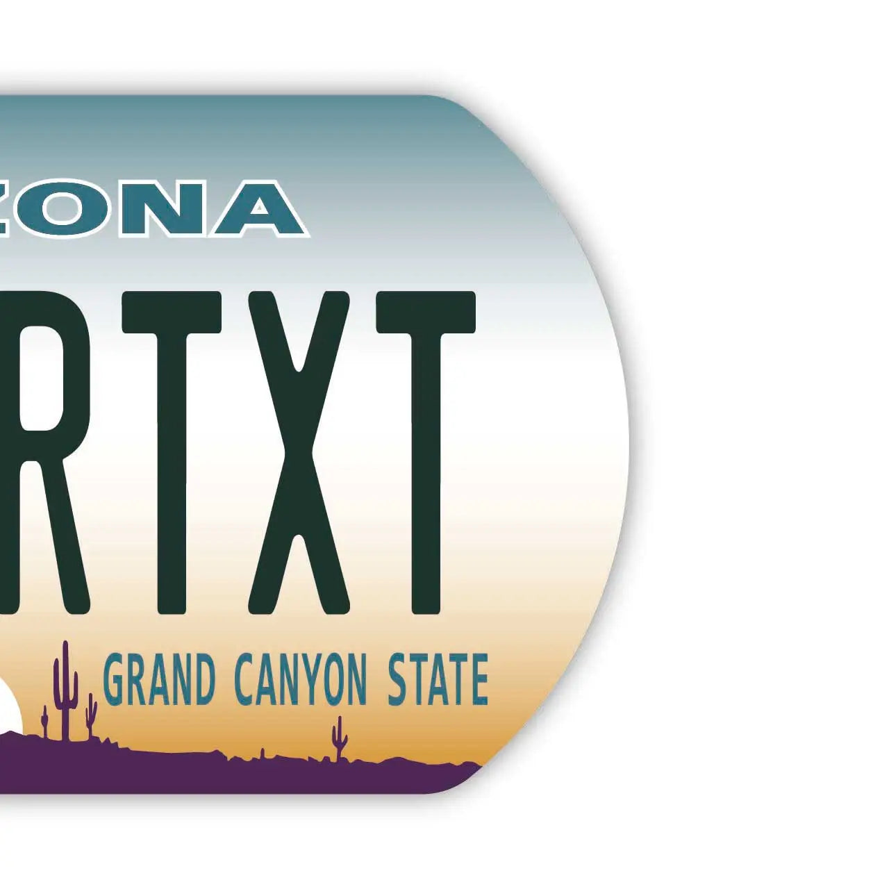 [Dog Tag] Arizona/Original American License Plate-Shaped Personalized Keychain