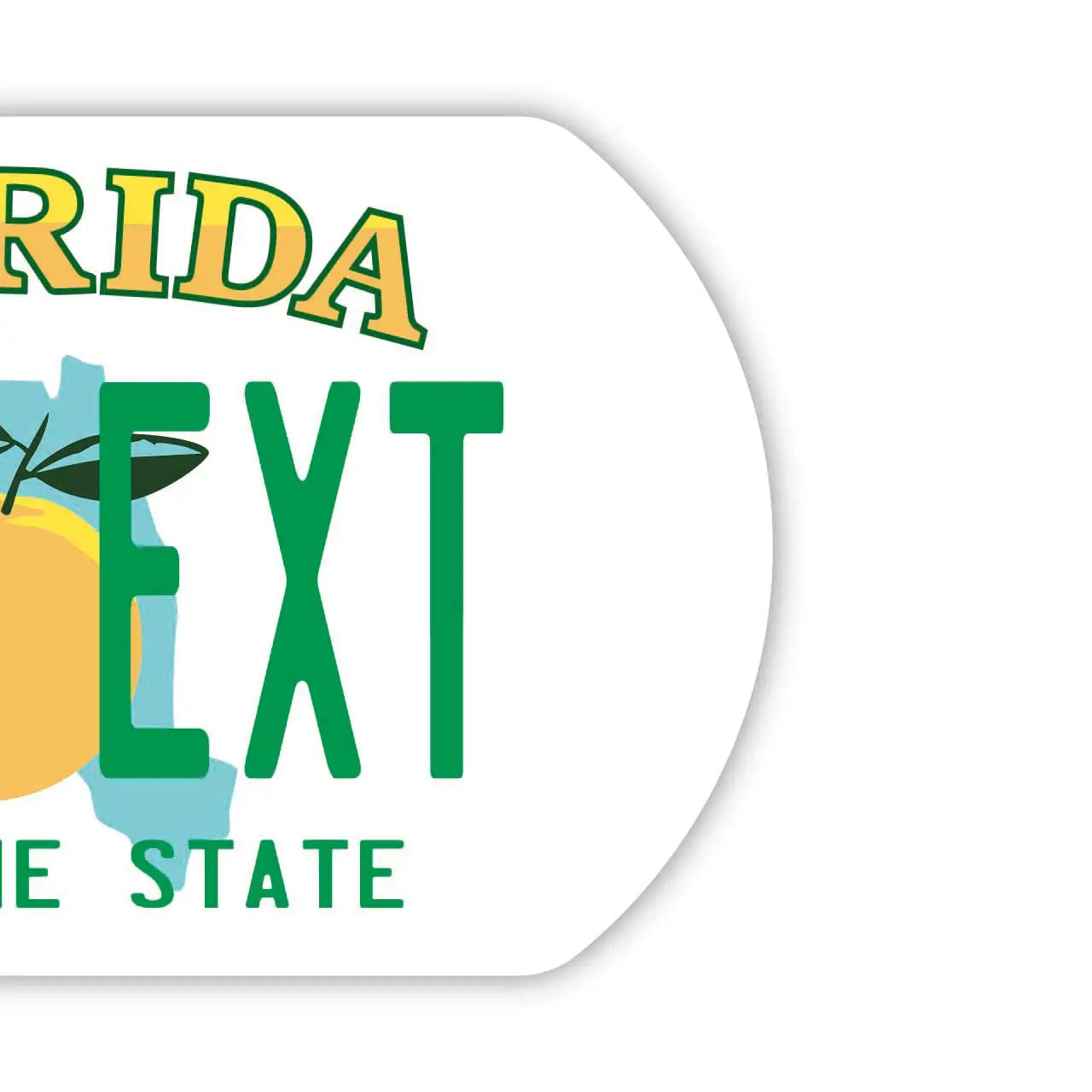 [Dog Tag] Florida/Original American License Plate-Shaped Personalized Keychain
