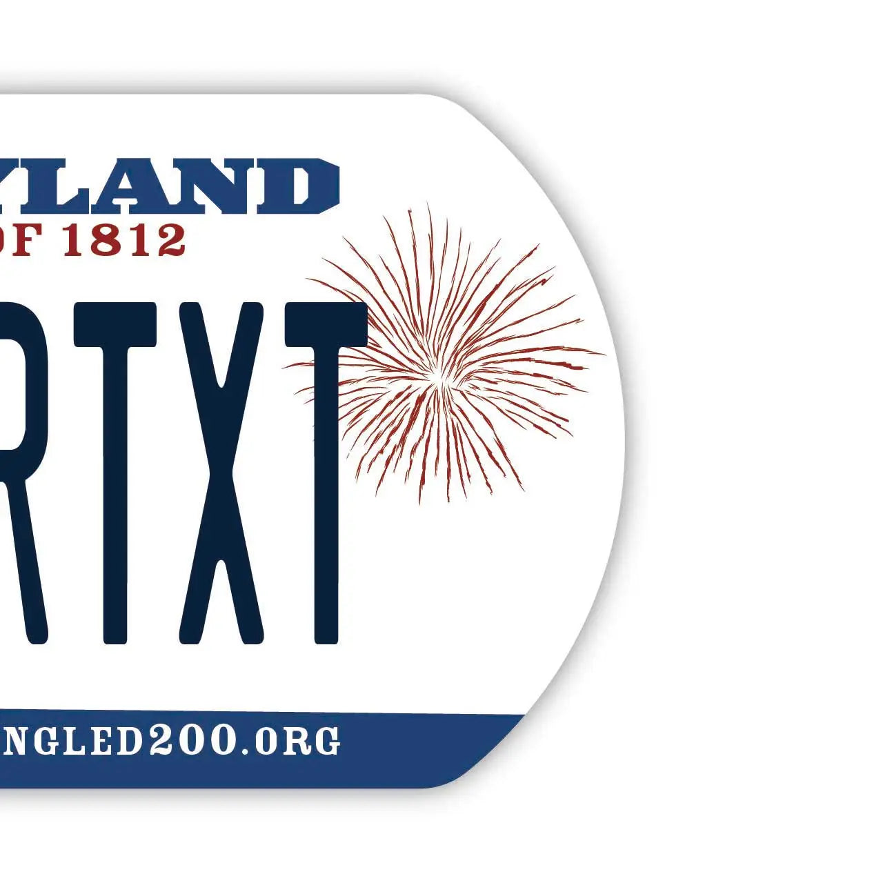 [Dog Tag] Maryland/Original American License Plate-Shaped Personalized Keychain
