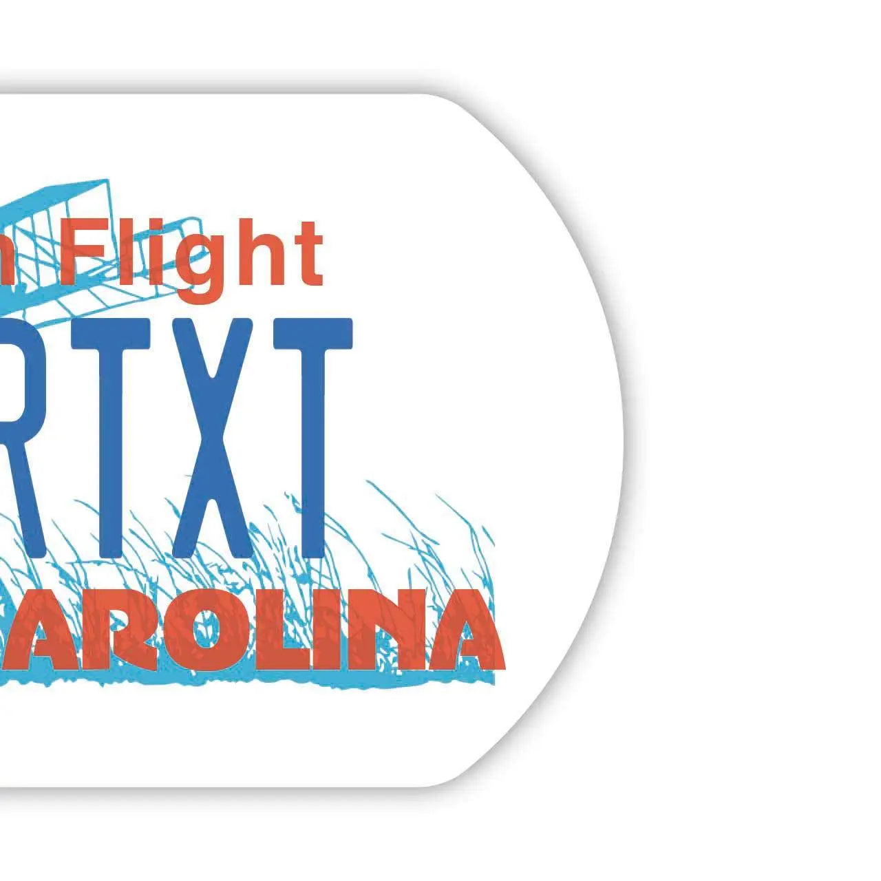 [Dog Tag] North Carolina/Original American License Plate-Shaped Personalized Keychain