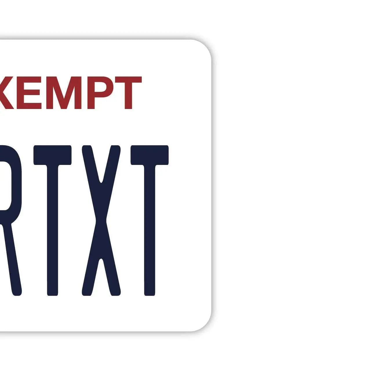 [Mirror Tag] California (Official Car) / Original American License Plate Air Freshener