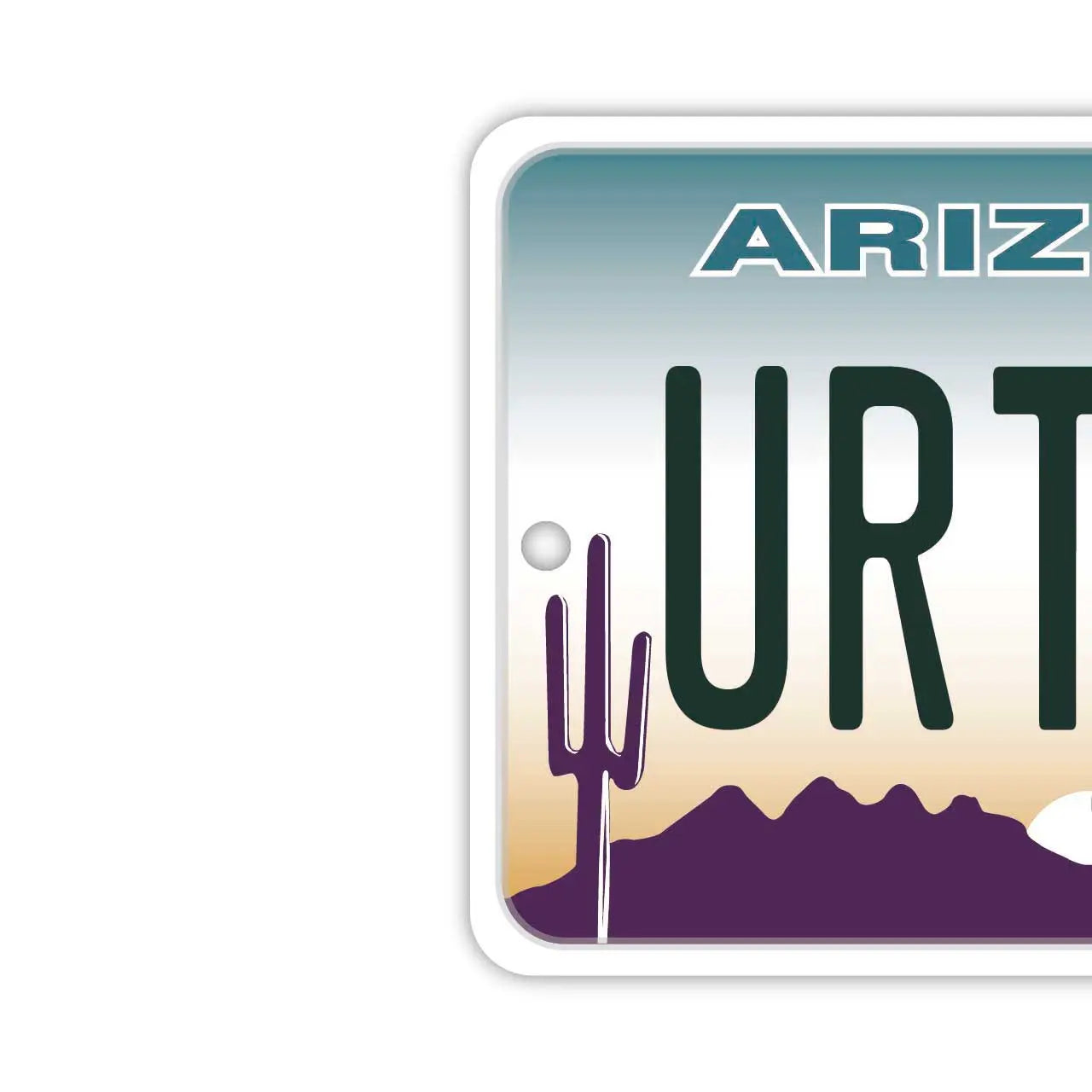 [Mirror Tag] Arizona/Original American License Plate Air Freshener