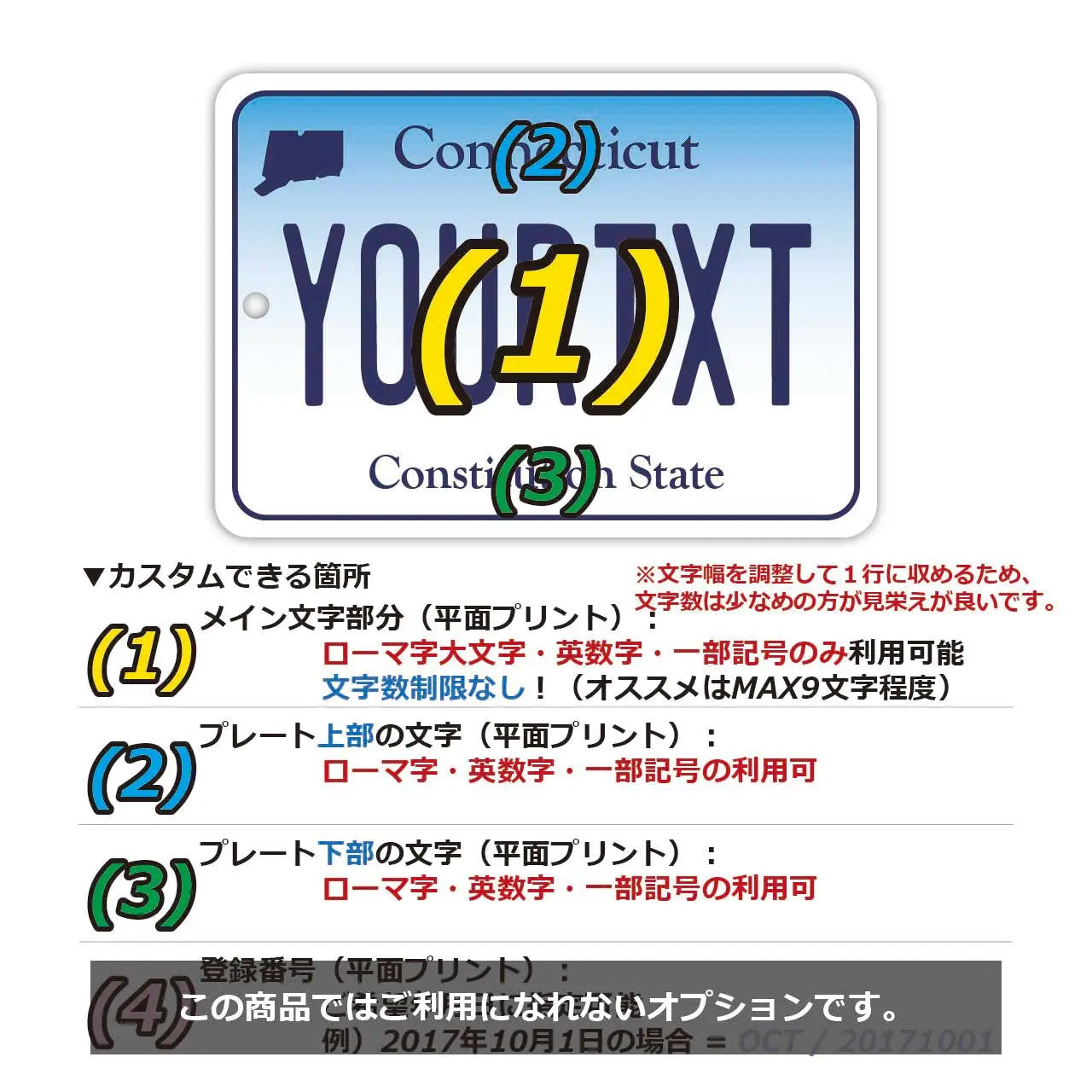 [Mirror Tag] Connecticut/Original American License Plate Air Freshener