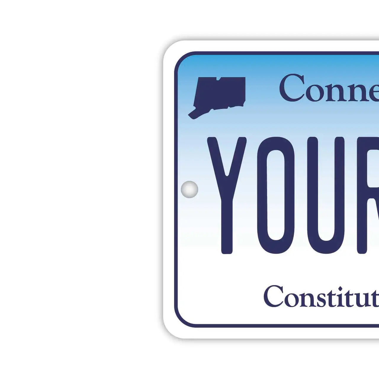 [Mirror Tag] Connecticut/Original American License Plate Air Freshener