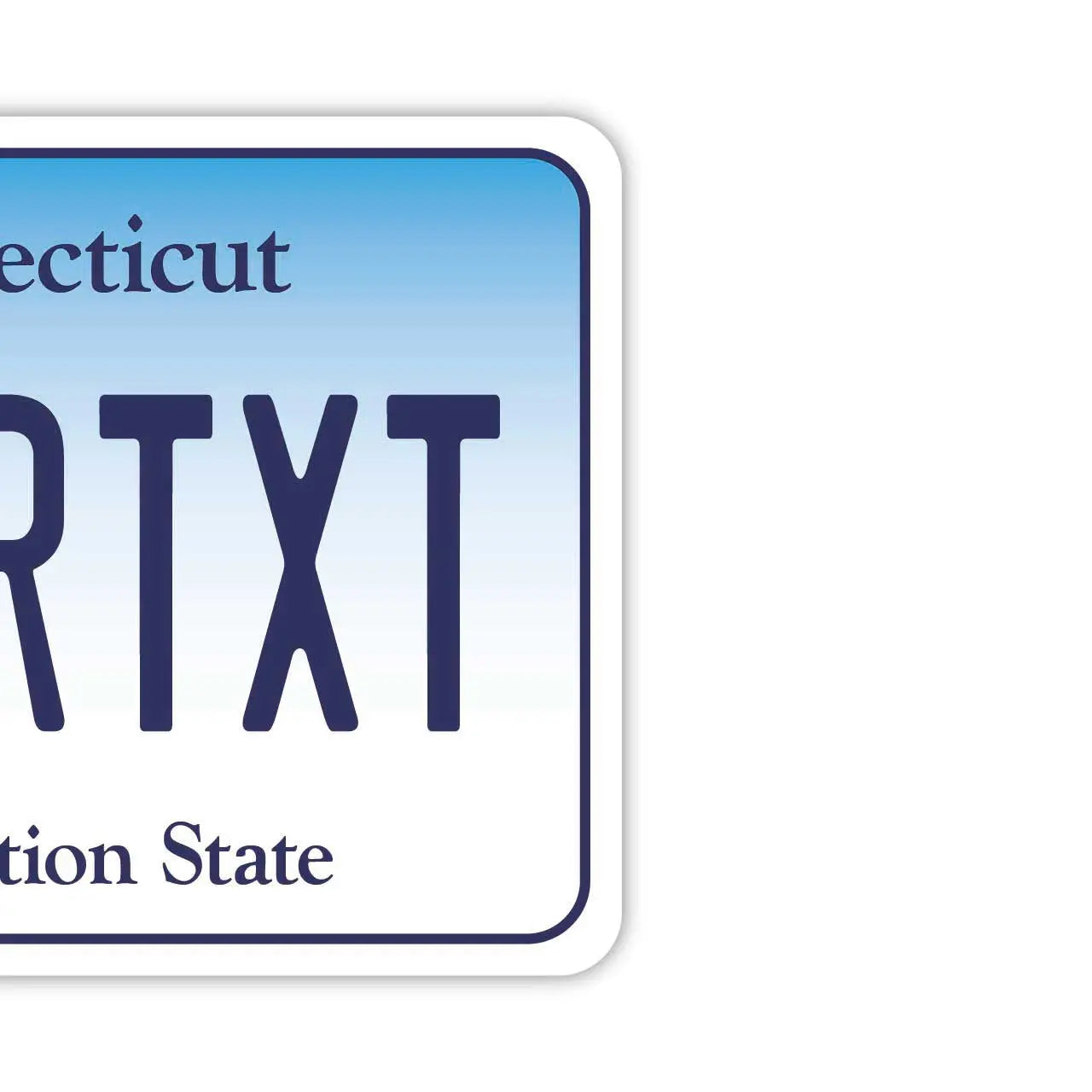 [Mirror Tag] Connecticut/Original American License Plate Air Freshener
