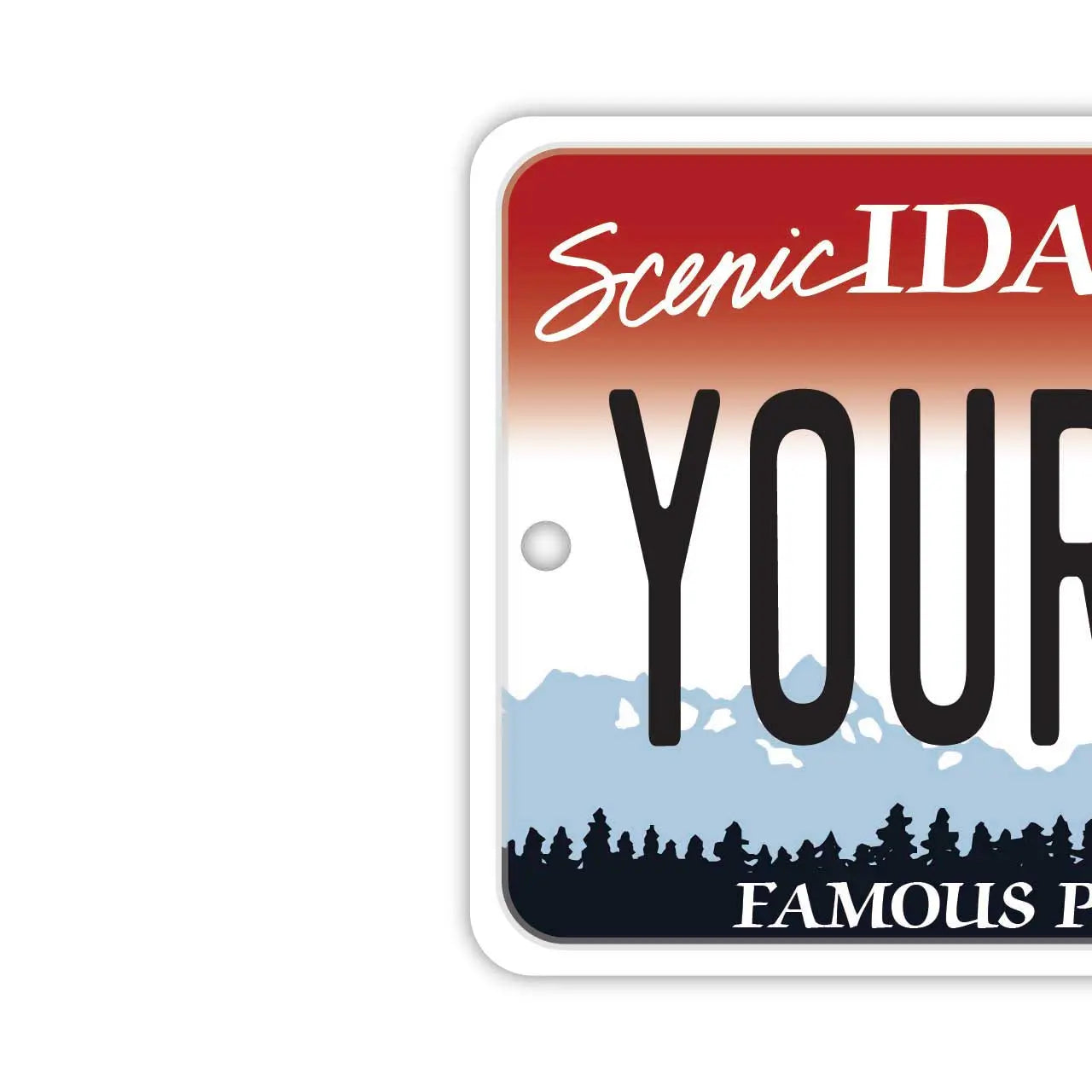 [Mirror Tag] Idaho/Original American License Plate Air Freshener