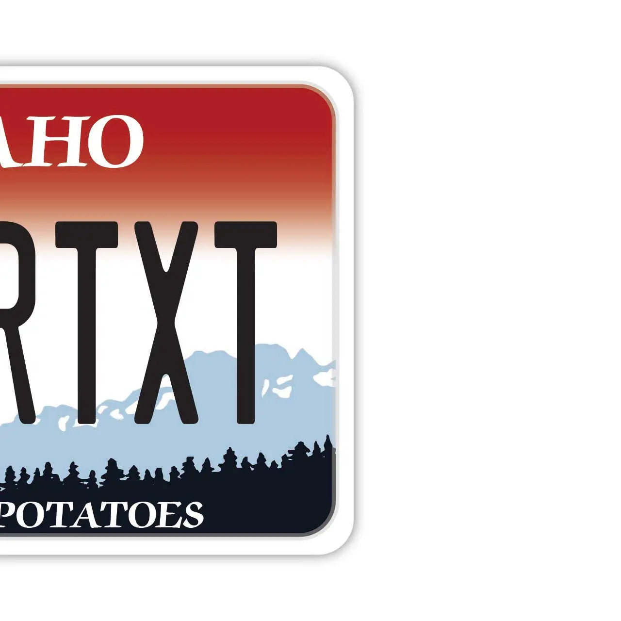 [Mirror Tag] Idaho/Original American License Plate Air Freshener