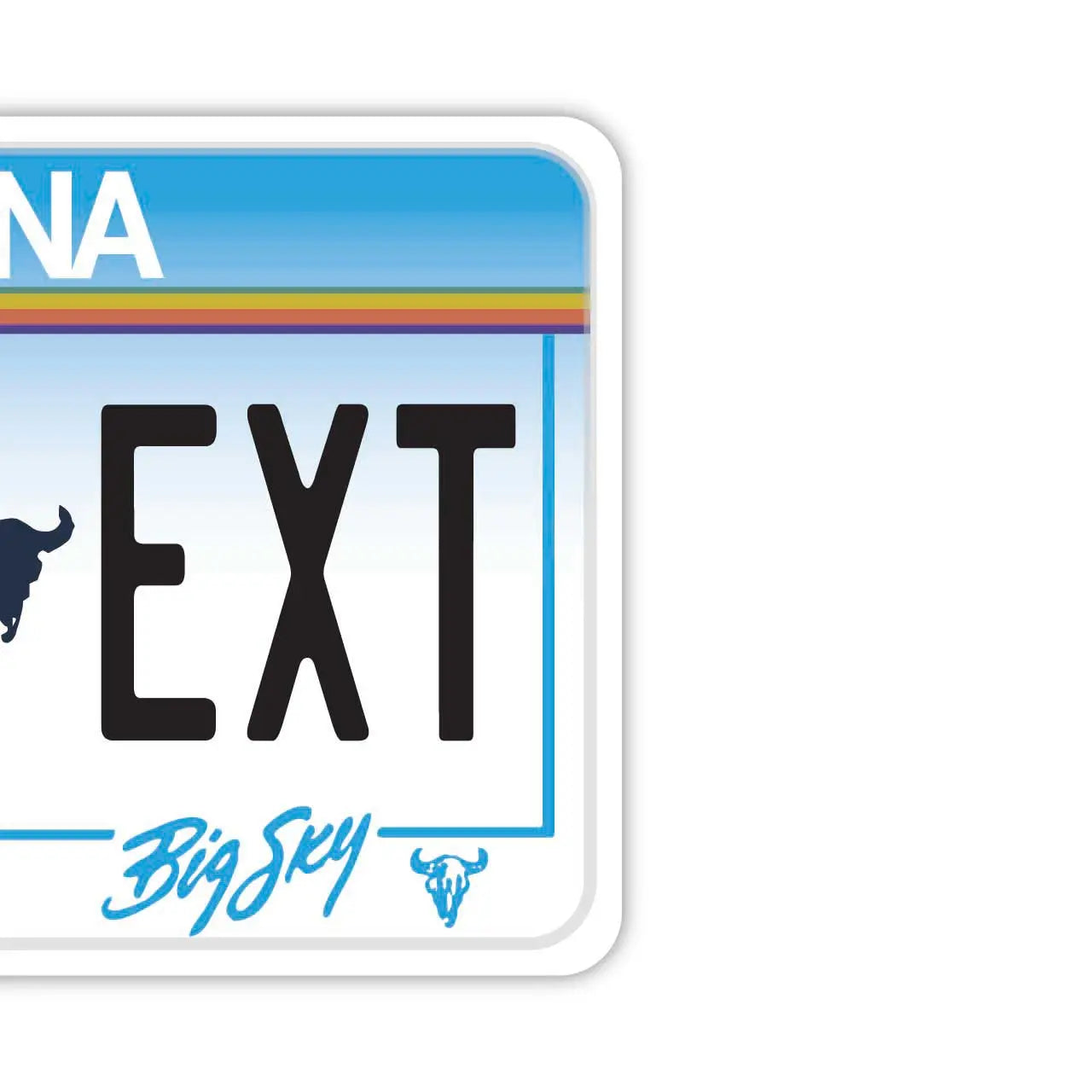 [Mirror Tag] Montana/Original American License Plate Air Freshener