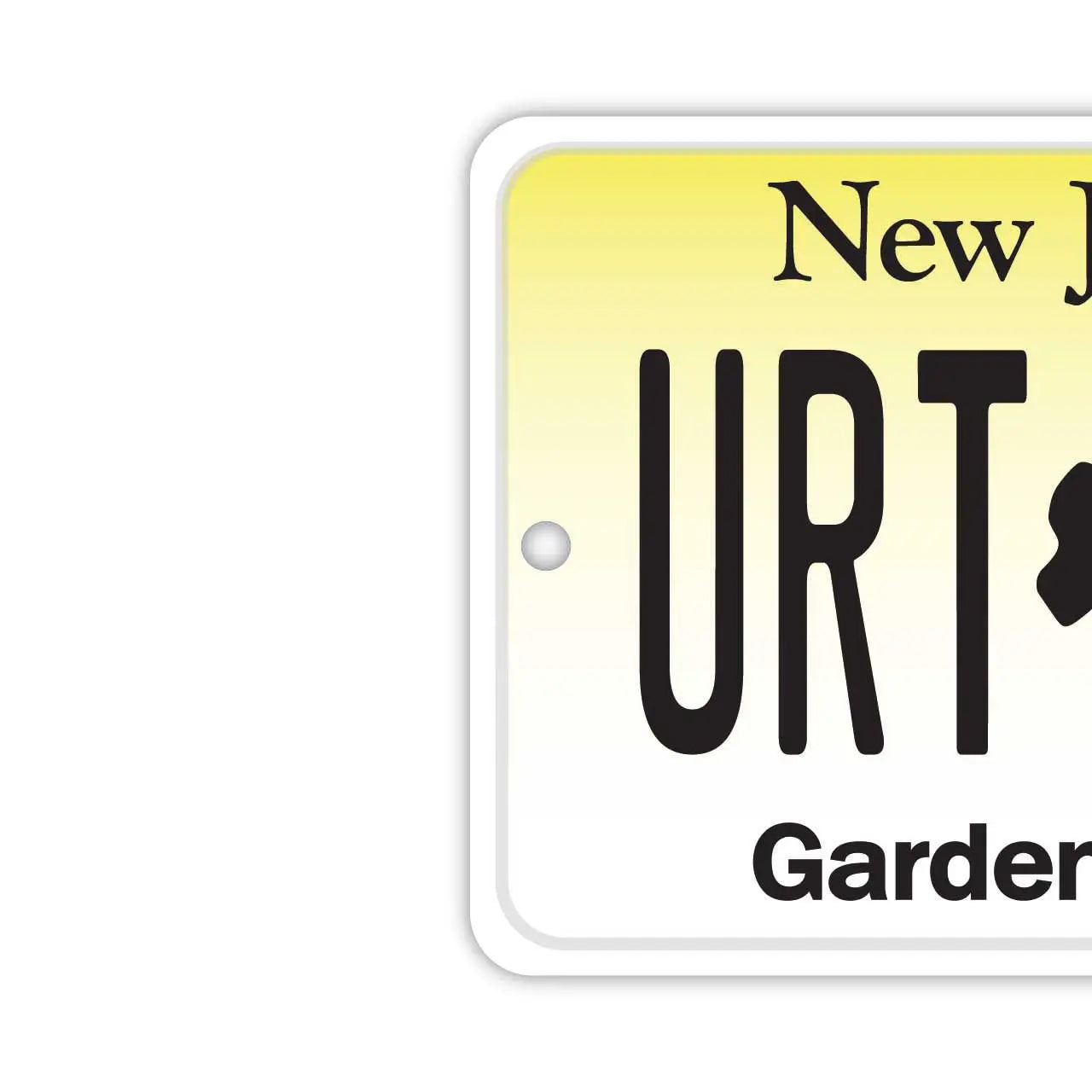 [Mirror Tag] New Jersey/Original American License Plate Air Freshener