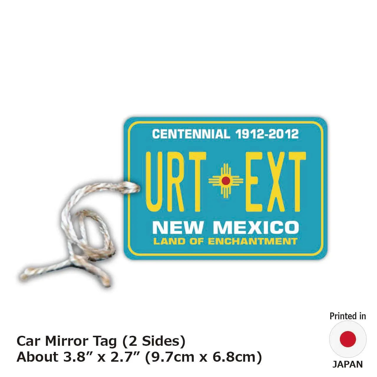 [Mirror Tag] New Mexico/Original American License Plate Air Freshener