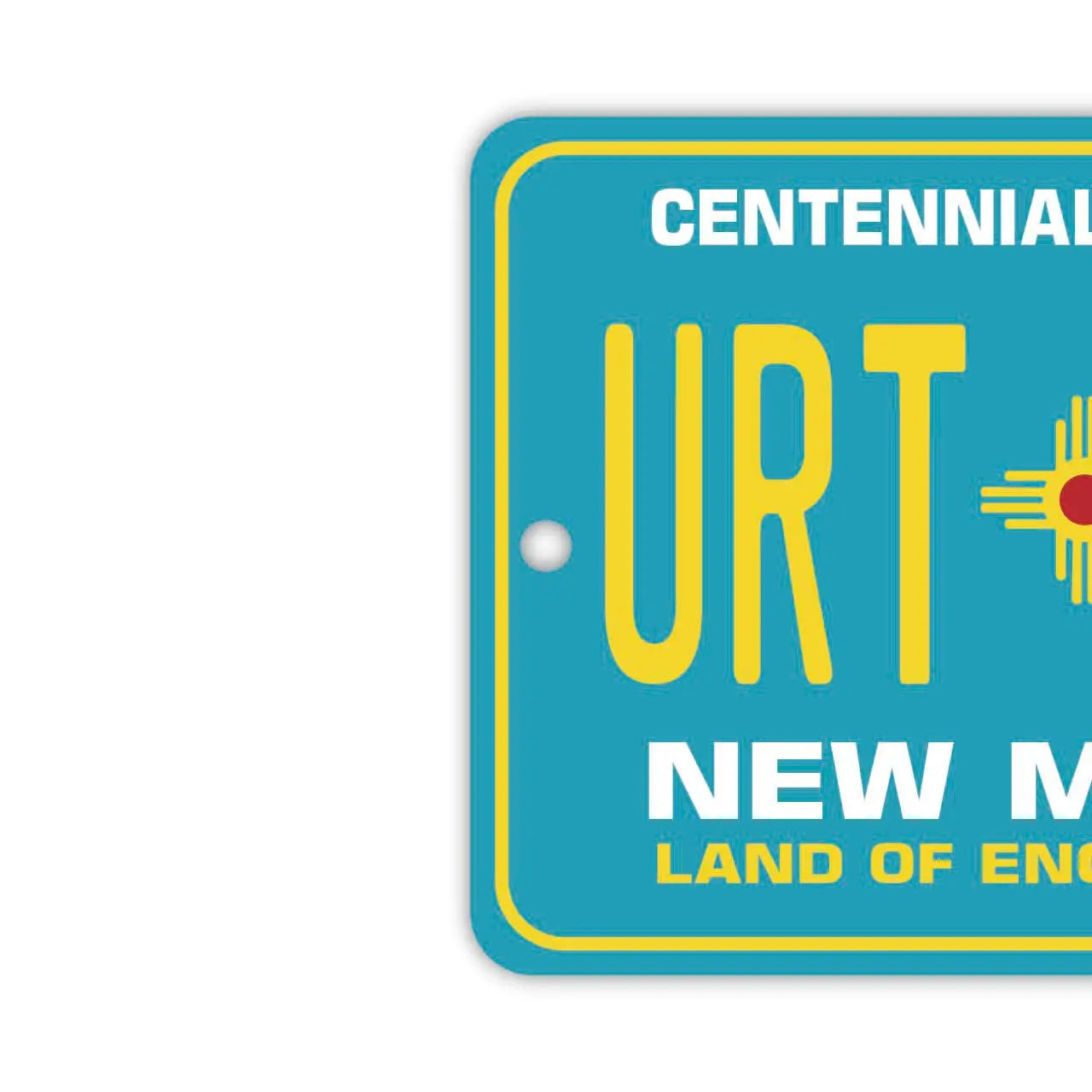 [Mirror Tag] New Mexico/Original American License Plate Air Freshener