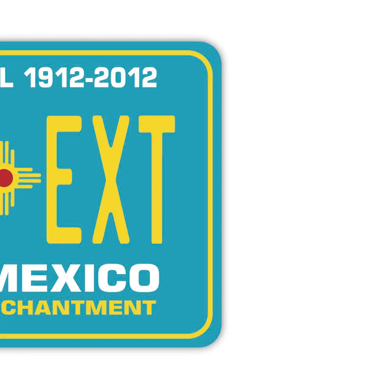 [Mirror Tag] New Mexico/Original American License Plate Air Freshener