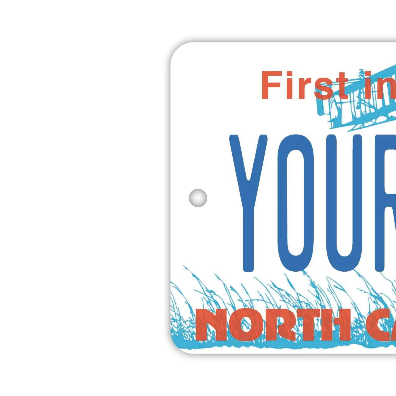[Mirror Tag] North Carolina/Original American License Plate Air Freshener