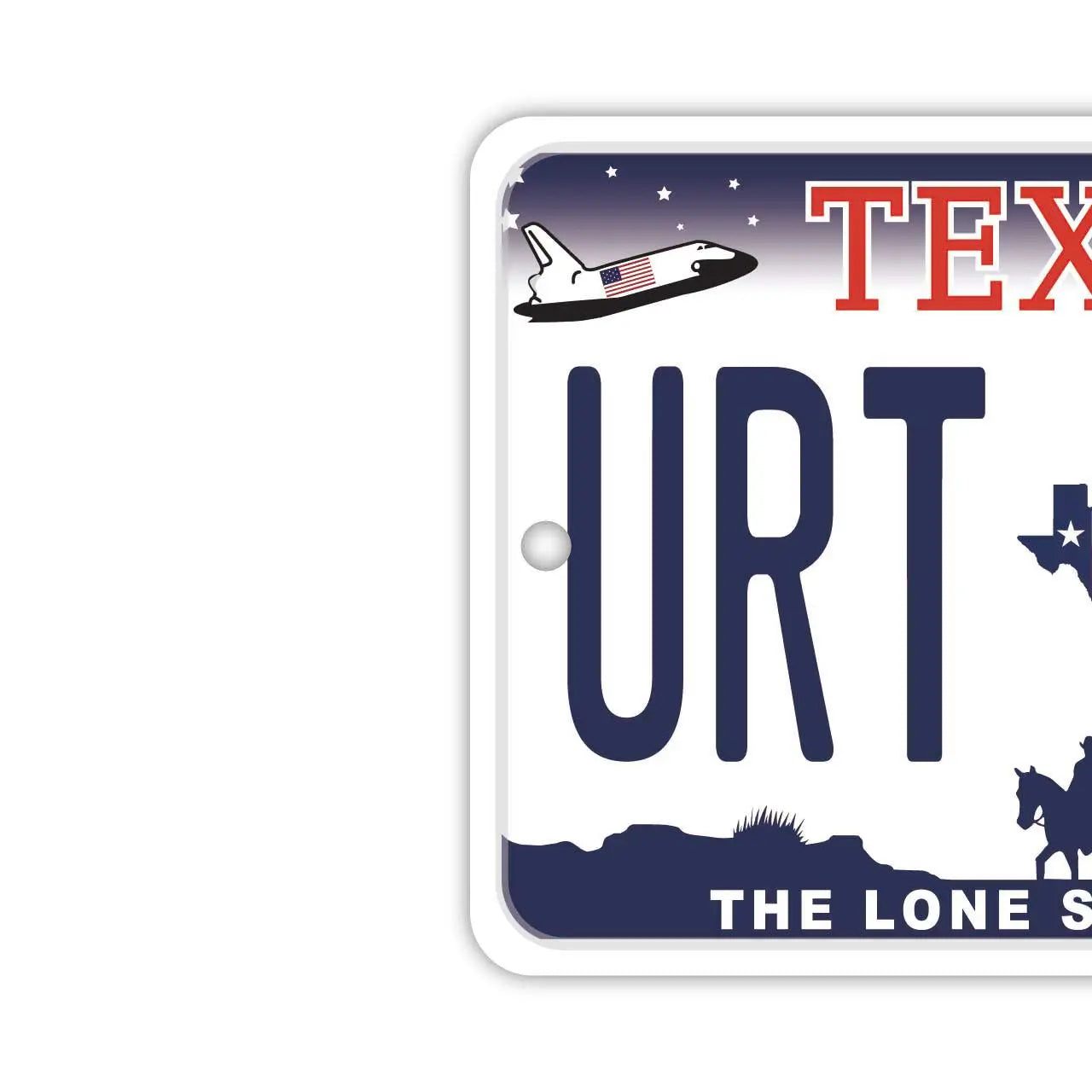 [Mirror Tag] Texas/Original American License Plate Air Freshener